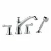 Cheapest ⌛ Brizo Baliza® No Handle Roman Tub Faucet in Polished Chrome Trim Only ✨ -Outlet Brizo Store Query 1855