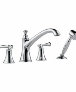 Cheapest ⌛ Brizo Baliza® No Handle Roman Tub Faucet in Polished Chrome Trim Only ✨