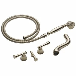 Coupon ⌛ Brizo Baliza® Two Lever Handle Floor Mount Filler in Brushed Nickel Trim Only 🥰 3 Coupon ⌛ Brizo Baliza® Two Lever Handle Floor Mount Filler in Brushed Nickel Trim Only 🥰