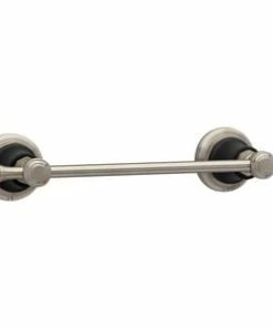 Promo 🛒 Brizo Rook 8 in. Towel Bar in Luxe Nickel with Matte Black ⭐