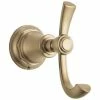 Cheapest 😍 Brizo Rook Double Robe Hook in Deluxe Gold 🌟 -Outlet Brizo Store Query 1944