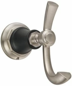Outlet ⌛ Brizo Rook 2 Robe Hook in Luxe Nickel with Matte Black 🎉