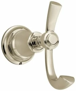 Hot Sale 😉 Brizo Rook 2 Robe Hook in Polished Nickel 🎉