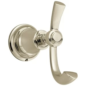 Hot Sale 😉 Brizo Rook 2 Robe Hook in Polished Nickel 🎉 3 Hot Sale 😉 Brizo Rook 2 Robe Hook in Polished Nickel 🎉