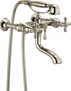 Brand new 🎉 Brizo Tresa® Two Handle Wall Mount Filler in Polished Nickel Trim Only 🧨 3 Brand new 🎉 Brizo Tresa® Two Handle Wall Mount Filler in Polished Nickel Trim Only 🧨