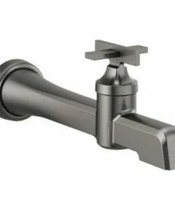 Budget 😀 Brizo Levoir® Single Handle Wall Mount Bathroom Sink Faucet in Luxe Steel 👍