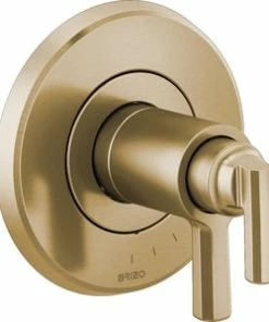 Best reviews of 🥰 Brizo Levoir® Two Handle Bathtub & Shower Faucet in Luxe Gold (Trim Only) 👏