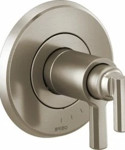 Best Pirce 🎁 Brizo Levoir® Two Handle Bathtub & Shower Faucet in Luxe Nickel (Trim Only) ❤️