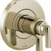 Discount 👏 Brizo Levoir® Two Handle Bathtub & Shower Faucet in Polished Nickel (Trim Only) 🎉 -Outlet Brizo Store Query 2020
