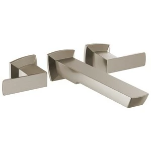 New 😉 Brizo Vettis® Two Handle Wall Mount Filler in Luxe Nickel (Trim Only) ⭐ 3 New 😉 Brizo Vettis® Two Handle Wall Mount Filler in Luxe Nickel (Trim Only) ⭐
