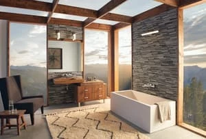 New 😉 Brizo Vettis® Two Handle Wall Mount Filler in Luxe Nickel (Trim Only) ⭐ 4 New 😉 Brizo Vettis® Two Handle Wall Mount Filler in Luxe Nickel (Trim Only) ⭐ - Image 2