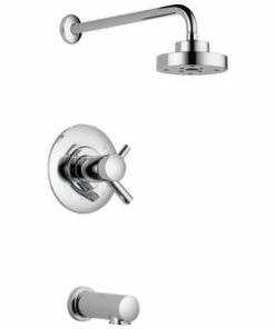Brand new 🎁 Brizo Odin® Two Handle Single Function Bathtub & Shower Faucet in Polished Chrome (Trim Only) 😍