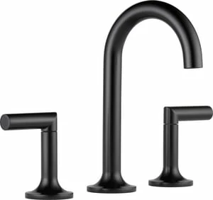 Coupon ⌛ Brizo Odin® Two Handle Widespread Bathroom Sink Faucet in Matte Black 😉 3 Coupon ⌛ Brizo Odin® Two Handle Widespread Bathroom Sink Faucet in Matte Black 😉