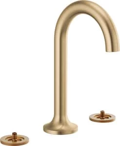 Hot Sale 🌟 Brizo Odin® Two Handle Widespread Bathroom Sink Faucet in Luxe Gold 😉 3 Hot Sale 🌟 Brizo Odin® Two Handle Widespread Bathroom Sink Faucet in Luxe Gold 😉