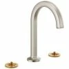 Best Pirce ❤️ Brizo Kintsu™ Widespread Bathroom Sink Faucet in Luxe Nickel 🧨