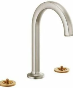 Best Pirce ❤️ Brizo Kintsu™ Widespread Bathroom Sink Faucet in Luxe Nickel 🧨