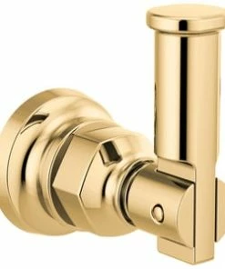 Best deal 😀 Brizo Invari™ 1-Hook Robe Hook in Polished Gold 💯