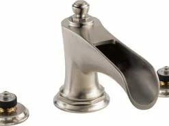 Coupon ✔️ Brizo Rook® No Handle Roman Tub Faucet in Luxe Nickel Trim Only 🔔