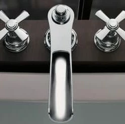Coupon ✔️ Brizo Rook® No Handle Roman Tub Faucet in Polished Chrome Trim Only 🥰 -Outlet Brizo Store Query 2191