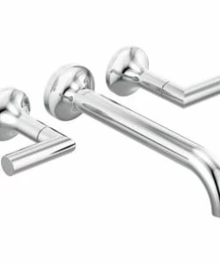 Cheapest ✔️ Brizo Odin® Two Handle Wall Mount Filler in Chrome (Trim Only) 🔥