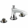 Discount 🥰 Brizo Rook® Two Handle Widespread Bathroom Sink Faucet in Polished Chrome Handles Sold Separately 🧨 -Outlet Brizo Store Query 223