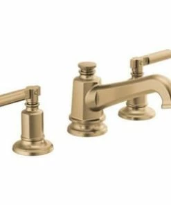 Best deal 🎉 Brizo Invari™ Two Handle Widespread Bathroom Sink Faucet in Luxe Gold Handles Sold Separately 🥰