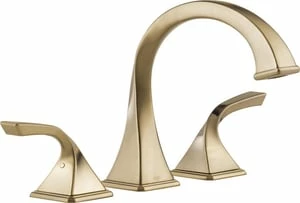 New 🤩 Brizo Virage® Two Handle Roman Tub Faucet in Luxe Gold 🔔 3 New 🤩 Brizo Virage® Two Handle Roman Tub Faucet in Luxe Gold 🔔