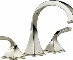 Budget ⌛ Brizo Virage® Two Handle Roman Tub Faucet in Polished Nickel Trim Only 🎁