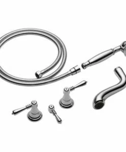 Budget 🌟 Brizo Tresa® Two Handle Roman Tub Faucet in Polished Chrome Trim Only ❤️