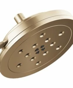 Best deal ✨ Brizo Litze® Multi Function H2Okinetic Technology® Full Body, H2Okinetic Technology® invigorating, Massage and Pause Showerhead in Luxe Gold 👍
