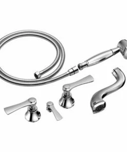 Deals 💯 Brizo Rook® Two Handle Wall Mount Filler in Chrome (Trim Only) 🧨