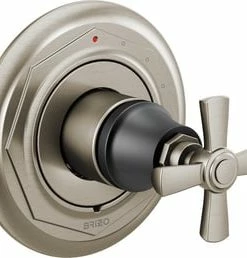 Wholesale 🧨 Brizo Rook® Single Handle Bathtub & Shower Faucet in Luxe Nickel with Matte Black (Trim Only) 🤩