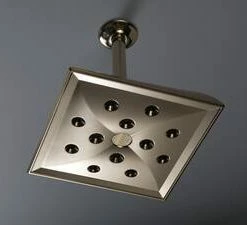 Best deal 👏 Brizo Virage® Single Function H2Okinetic® Showerhead in Polished Nickel 🎉 -Outlet Brizo Store Query 2406