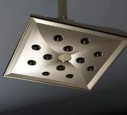 Best deal 👏 Brizo Virage® Single Function H2Okinetic® Showerhead in Polished Nickel 🎉 -Outlet Brizo Store Query 2407