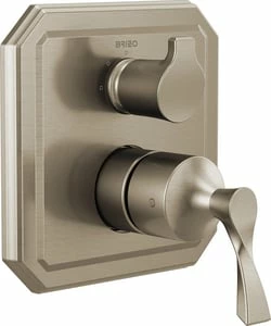 Best Sale 🥰 Brizo Virage® Two Handle Bathtub & Shower Faucet in Brushed Nickel (Trim Only) ✨ 3 Best Sale 🥰 Brizo Virage® Two Handle Bathtub & Shower Faucet in Brushed Nickel (Trim Only) ✨