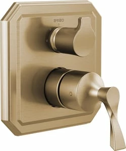 Flash Sale 🥰 Brizo Virage® Two Handle Multi Function Bathtub & Shower Faucet in Luxe Gold (Trim Only) 😉 3 Flash Sale 🥰 Brizo Virage® Two Handle Multi Function Bathtub & Shower Faucet in Luxe Gold (Trim Only) 😉