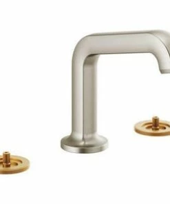 Hot Sale 😉 Brizo Kintsu™ Widespread Bathroom Sink Faucet in Luxe Nickel 💯