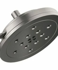 Best Sale ⌛ Brizo Litze® Multi Function H2Okinetic Technology® Full Body, H2Okinetic Technology® invigorating, Massage and Pause Showerhead in Luxe Steel 😉
