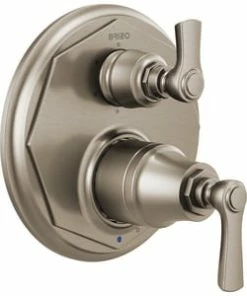 Promo 🌟 Brizo Rook® CCY Delta Brizo Rook: Pressure Balance Valve With Integrated 6-Function Diverter Trim Luxe Nickel 🤩
