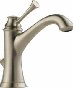 Wholesale 👍 Brizo Baliza® Single Handle Monoblock Bathroom Sink Faucet in Brushed Nickel 😉