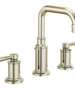 Outlet 🎉 Brizo Atavis™ Widespread Bathroom Sink Faucet in Polished Nickel (Handles Sold Separately) 🎁