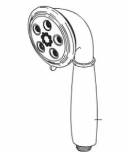 New 😀 Brizo Rook® Multi Function Hand Shower in Chrome 🔥