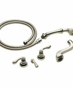 Best reviews of ❤️ Brizo Charlotte® Two Lever Handle Floor Mount Filler in Polished Nickel Trim Only 😍