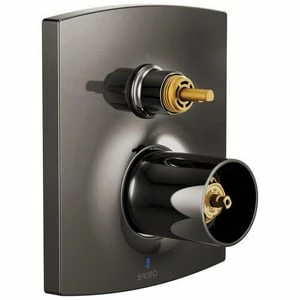 New 😀 Brizo Kintsu™ Two Handle Bathtub & Shower Faucet in Brilliance Black Onyx (Trim Only) 🔔 3 New 😀 Brizo Kintsu™ Two Handle Bathtub & Shower Faucet in Brilliance Black Onyx (Trim Only) 🔔