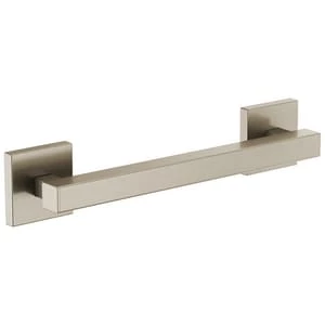 Budget 💯 Brizo 12 in. Euro Square Grab Bar in Brushed Nickel 😀 3 Budget 💯 Brizo 12 in. Euro Square Grab Bar in Brushed Nickel 😀