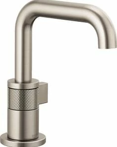 Cheap ⭐ Brizo Litze® Single Handle Monoblock Bathroom Sink Faucet in Brilliance Luxe Nickel 👏