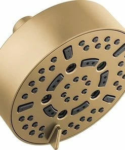 Buy 🎉 Brizo Essential™ Multi Function H2Okinetic® Rinsing Spray, Full Spray, Massage, Shampoo Spray, Pause, Full Spray w/ Massage and Shampoo Spray w/Massage Showerhead in Luxe Gold 😀