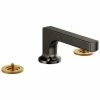 Brand new 🎉 Brizo Kintsu™ Widespread Bathroom Sink Faucet in Brilliance Black Onyx ❤️