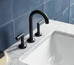New 🤩 Brizo Odin® Two Handle Widespread Bathroom Sink Faucet in Matte Black 😀 -Outlet Brizo Store Query 27