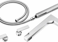 Deals ⭐ Brizo Kintsu™ Two Handle Wall Mount Filler in Chrome 🧨